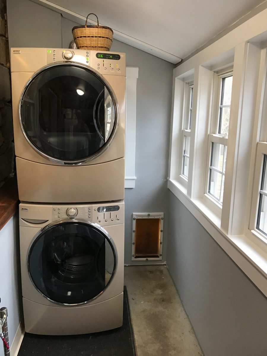 finished laundry room